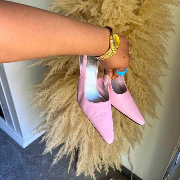 Baby pink mid heel - Picture 1 of 4